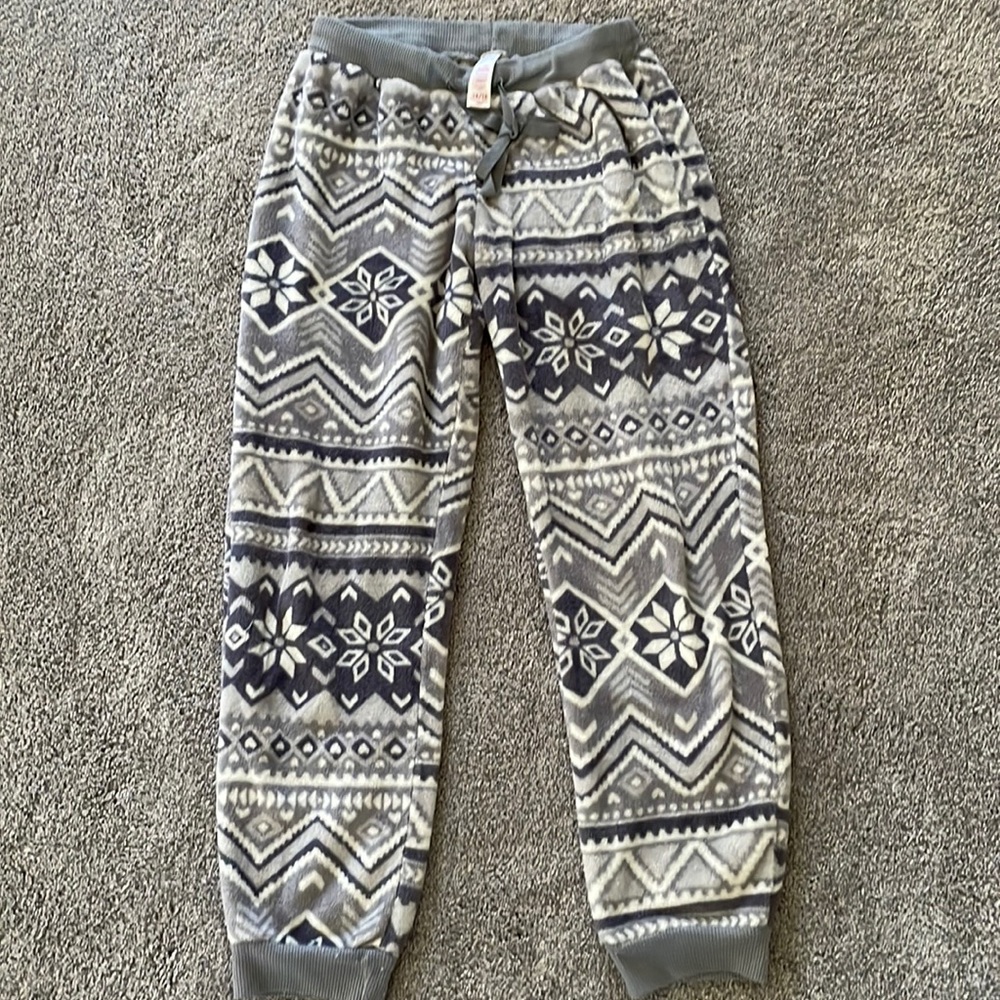 Justice Size 14/16 Girl’s Gray Drawstring Pajama Pants